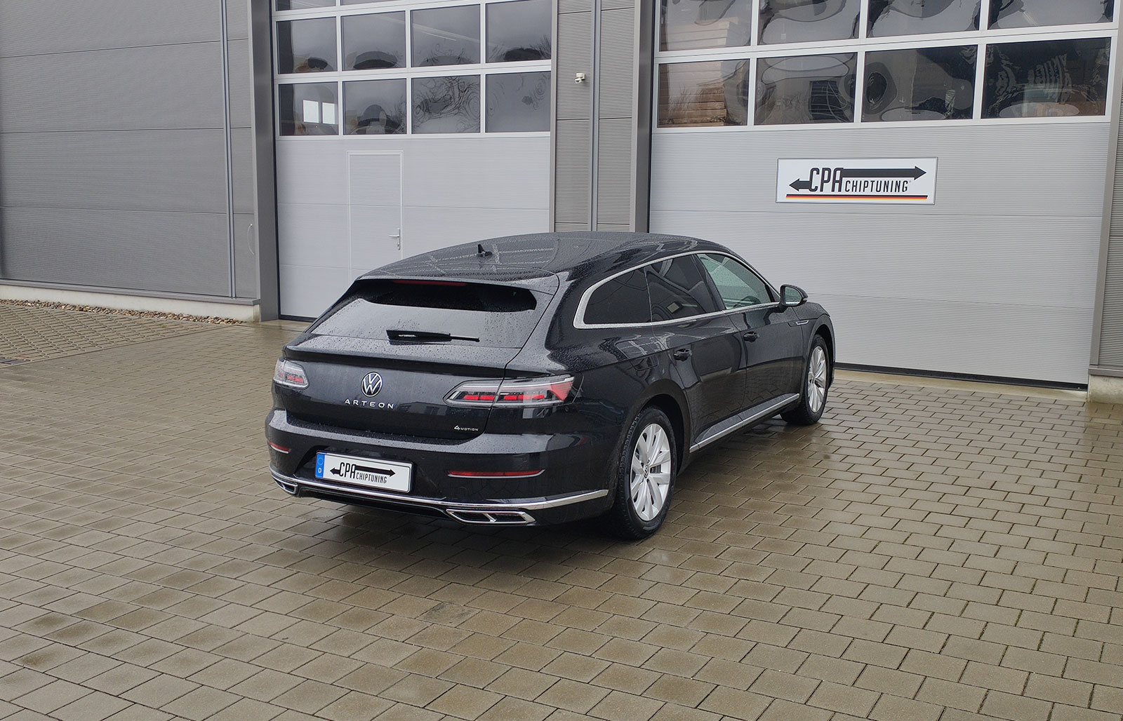 The new lifestyle truck VW Arteon Shooting Brake being tested at CPA Performance