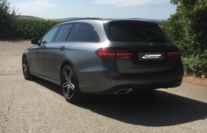 Mercedes tuning: The new E class in the test