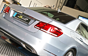 The new Mercedes E400 (W212) at the dyno